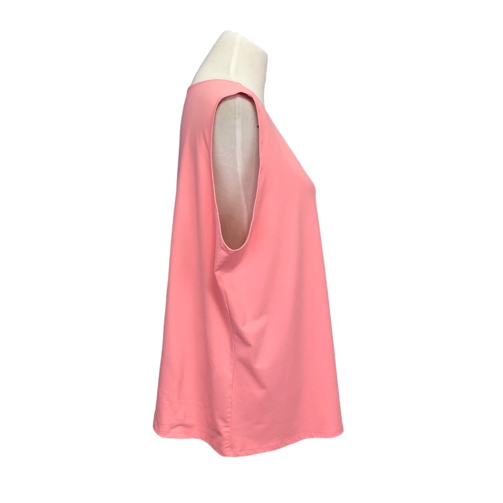 Ruby Rd. peach sleeveless top - Picture 3 of 6